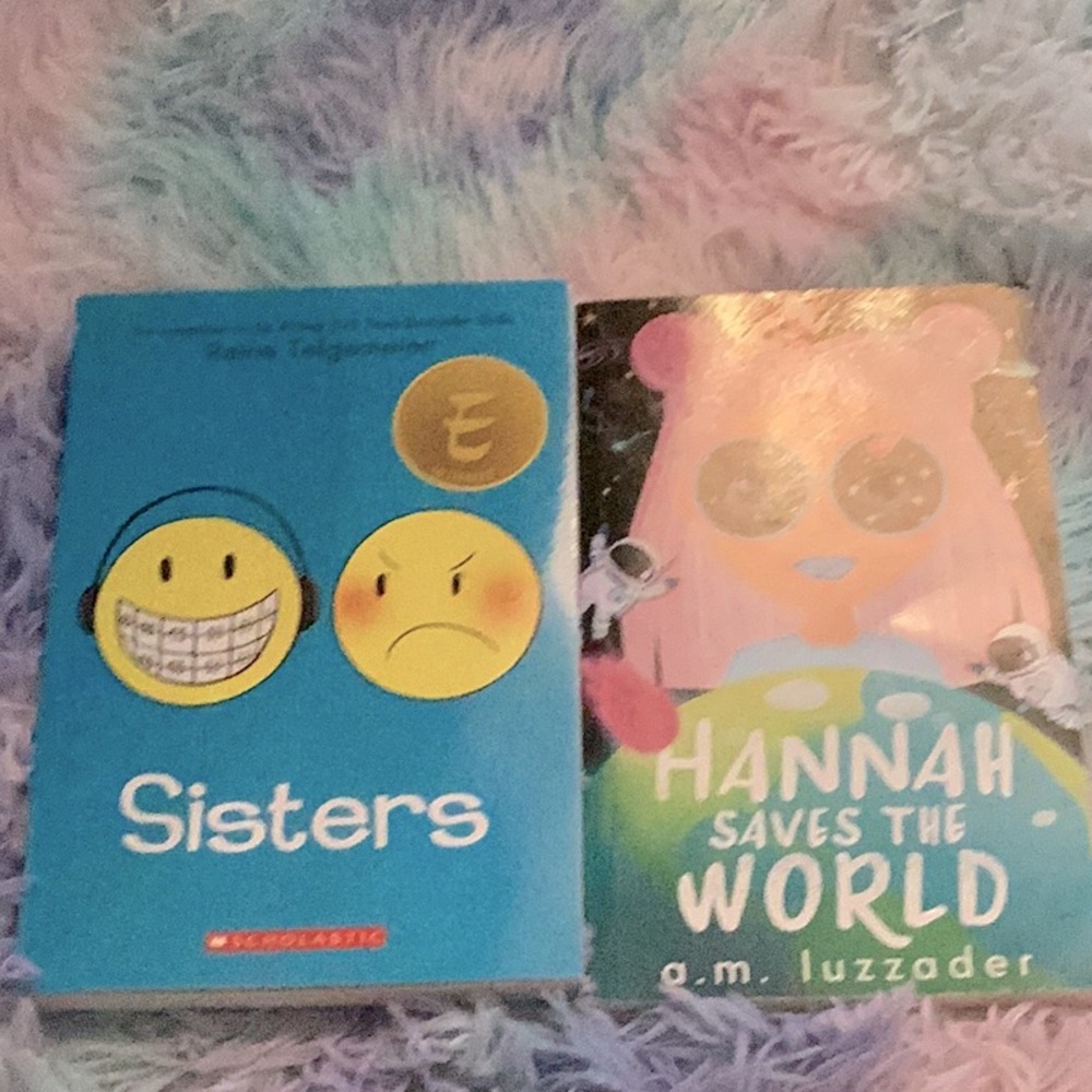 2 Books, Sisters, and Hannah Saves The World